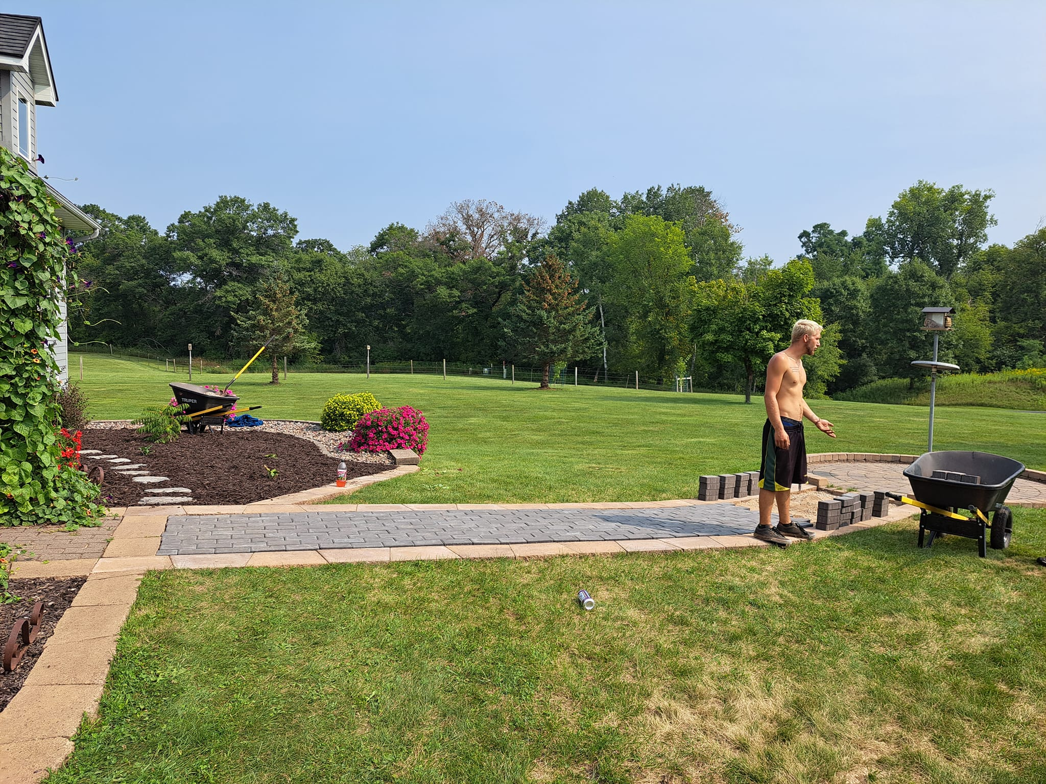 Walk way mondovi wi by garbers and sons