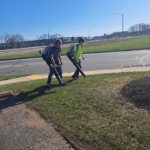 Leaf Blowing yard clean up eau claire wi garbers & Sons crew