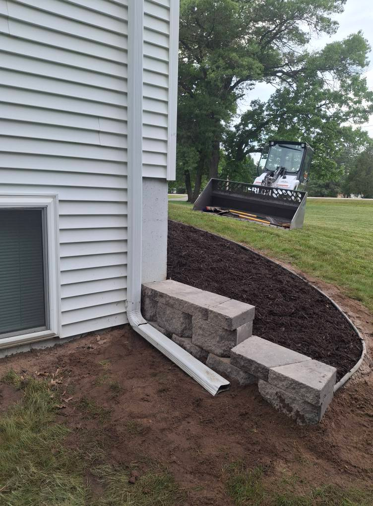 small retaining wall