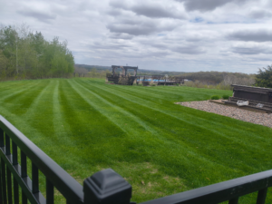 Well maintained, healthy green lawn Eau Claire